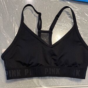 PINK Victoria's Secret Black Sports Bra